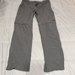 The North Face Men’s Convertible Gray Hiking Pants 32/32